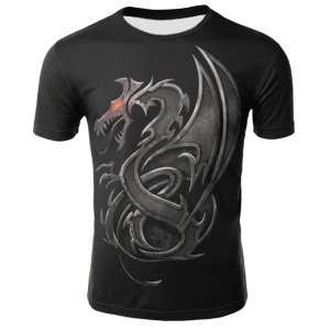 Black dragon shirt | Armored Drake