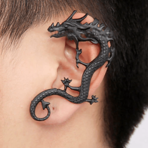Dragon ear cuff | Armored Drake