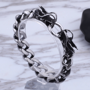 Men's dragon bracelet | Armored Drake