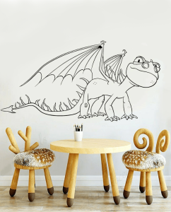 dragon wall decals murals | Armored Drake™