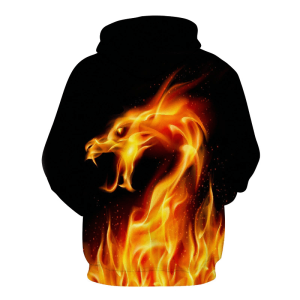 Fire dragon hoodie yellow | Armored Drake