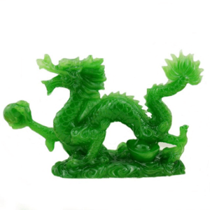 Jade dragon statue | Armored Drake™