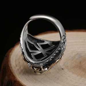 Dragon ring silver for men | Armored Drake