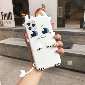 White toothless phone case | Armored Drake