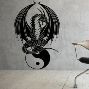 Vinyl dragon decal | Armored Drake™